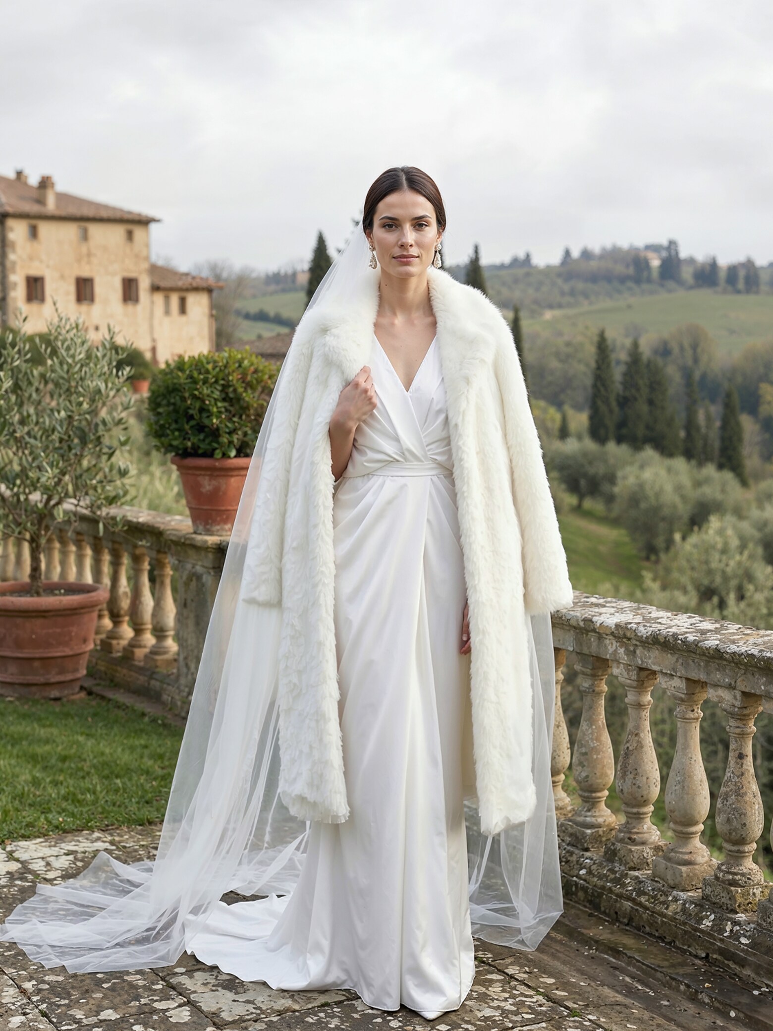 Your dreamy wedding look for chilly days Wintery Bridal Looks
