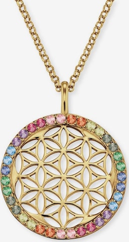 Engelsrufer Necklace 'Lebensblume' in Gold: front