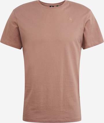 G-Star RAW Herren - Shirts & Polos 'Base-s r t s\s' in Braun: predná strana