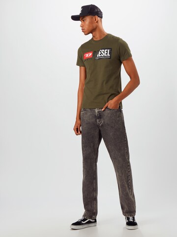 DIESEL Loosefit Jeans 'D-MACS' in Zwart