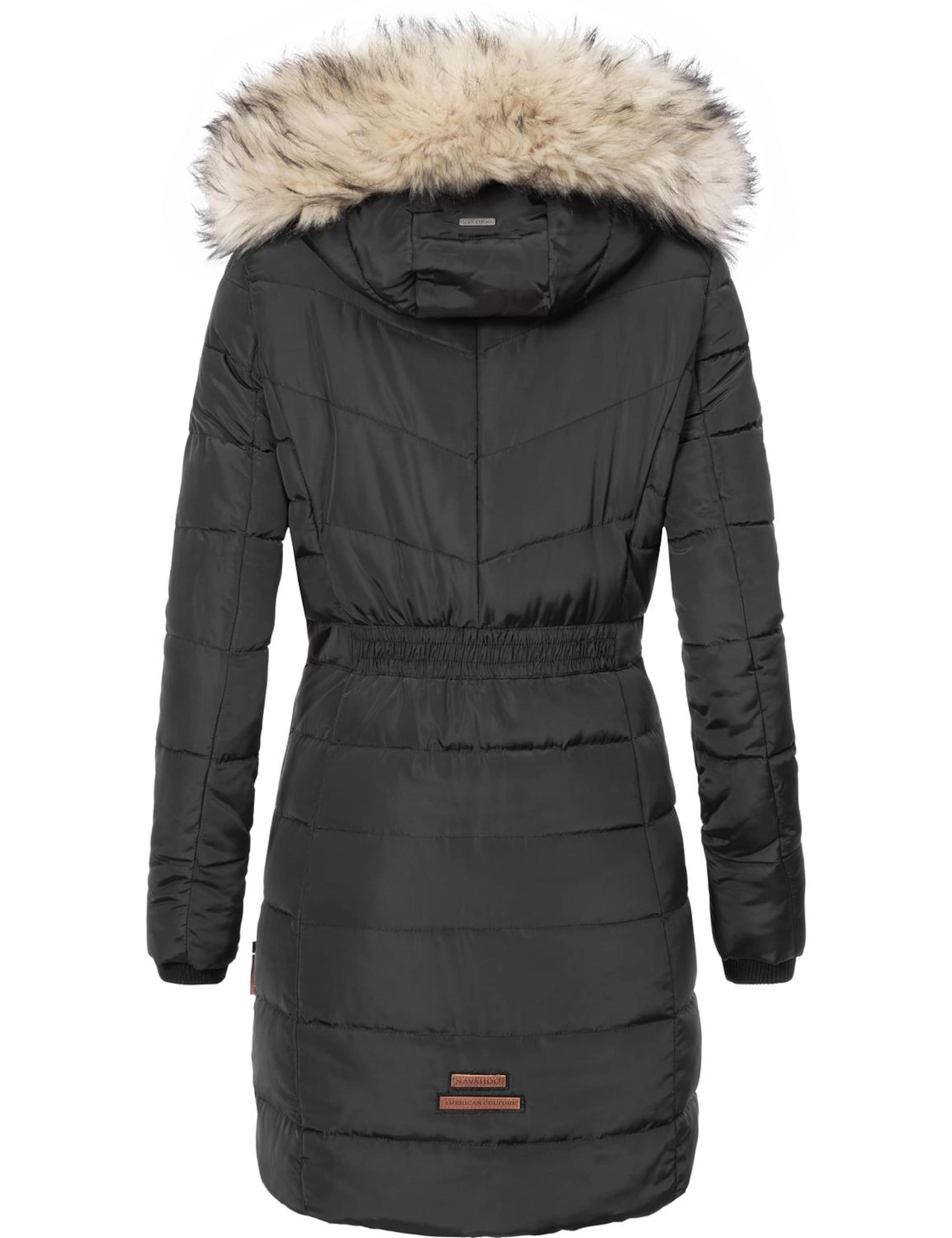 NAVAHOOZimski kaput 'Paula' - crna boja