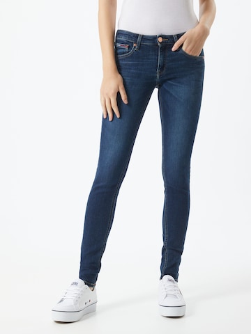 Tommy Jeans Slimfit Jeans 'SCARLETT' in Blauw: voorkant