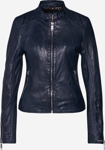 Maze Lederjacke 'Lindsay' in Navy | ABOUT YOU