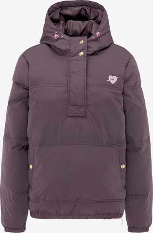 MYMO Between-Season Jacket in Purple: front