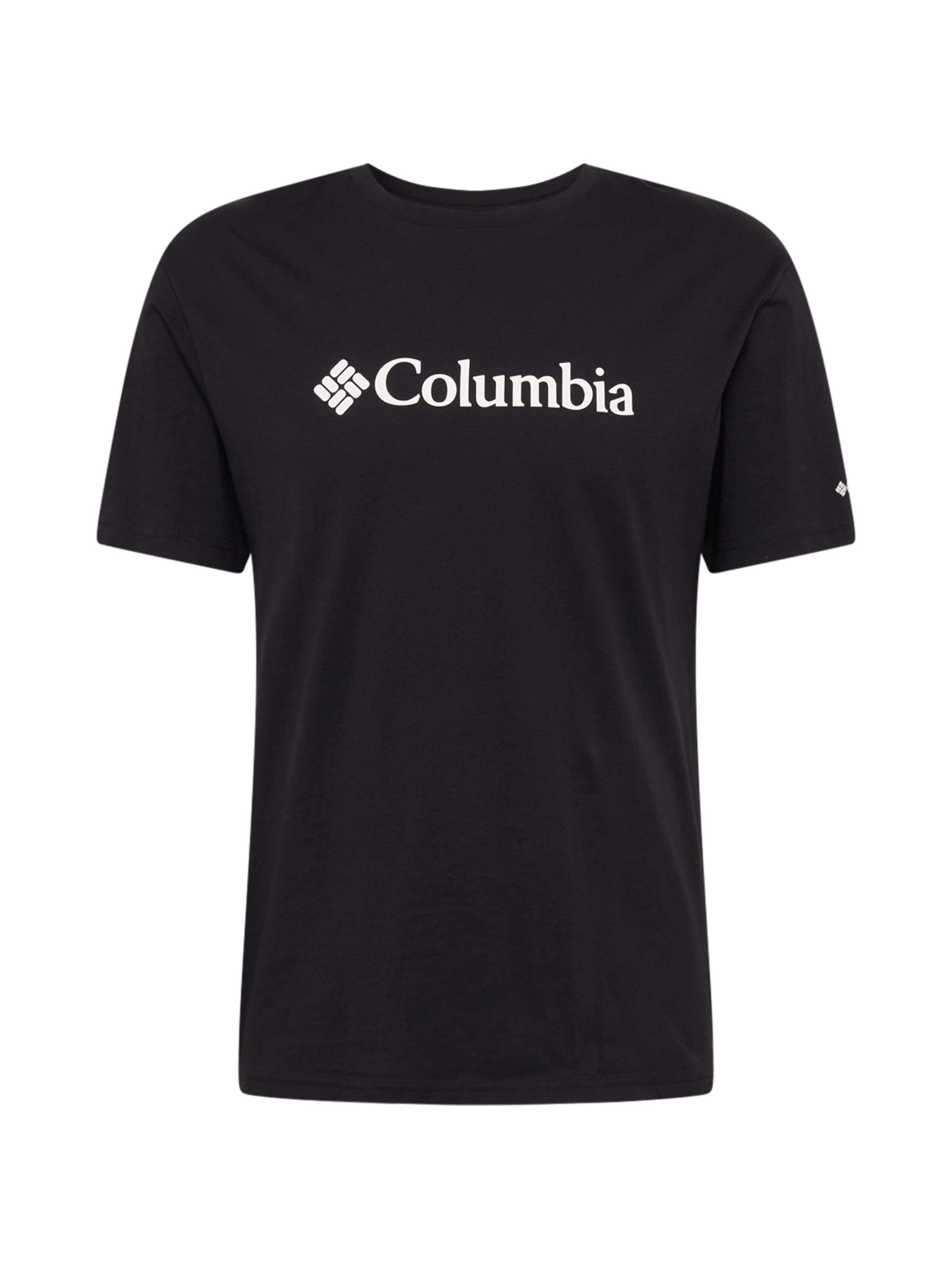 COLUMBIA Rovný strih Tričko - Čierna: predná strana