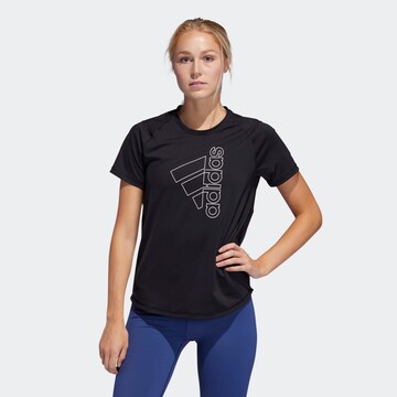 ADIDAS SPORTSWEAR T-Shirt in Schwarz: predná strana