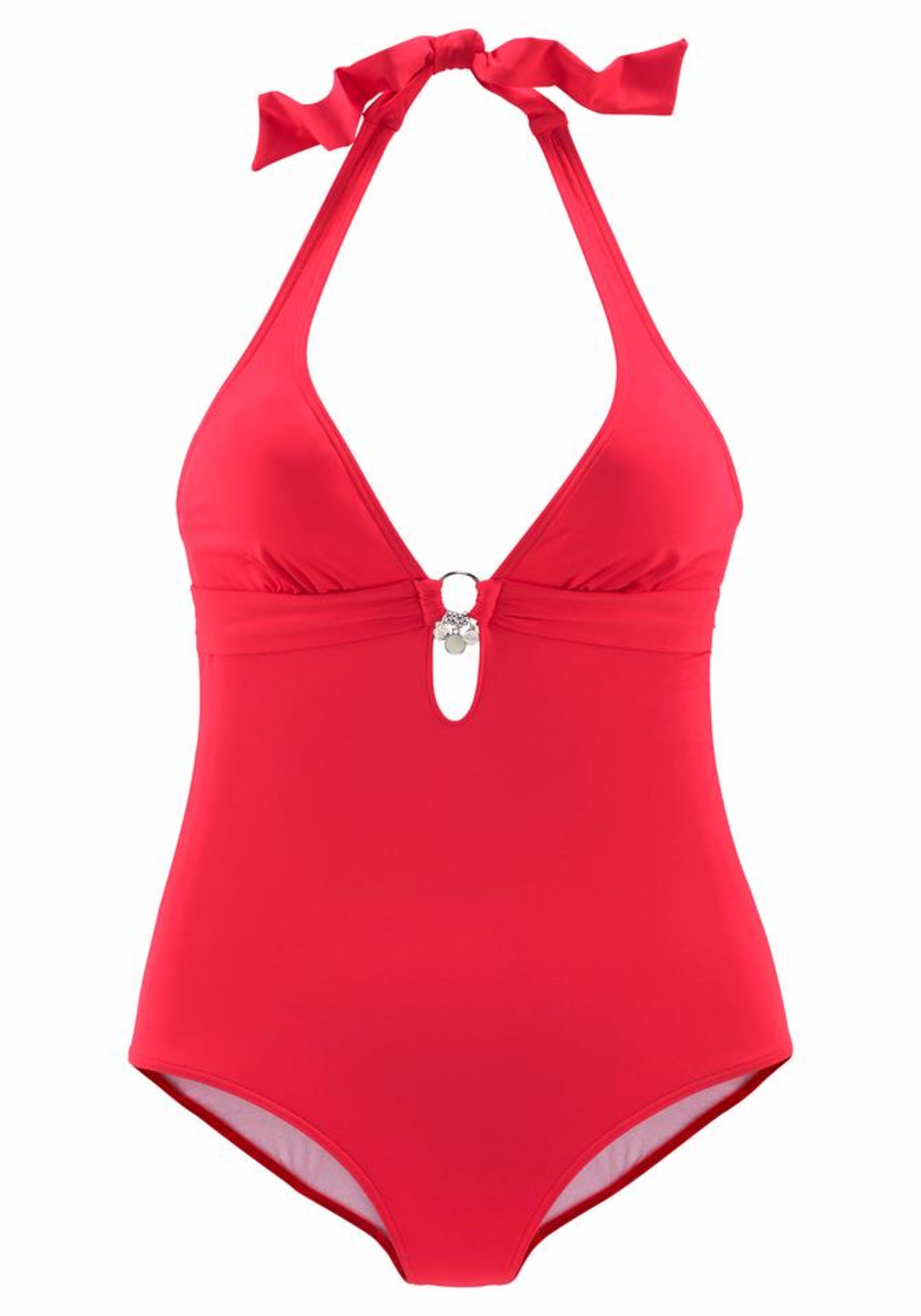 s.Oliver Triangle Swimsuit in Red: front