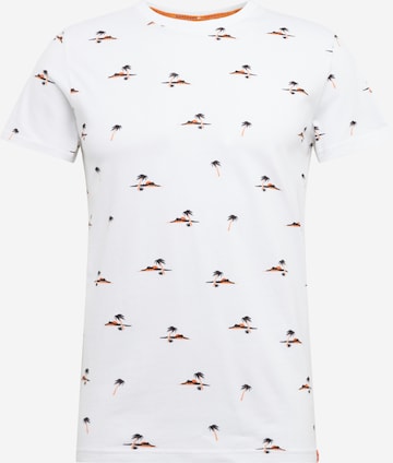 Superdry Regular fit Shirt 'AOP' in Wit: voorkant