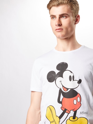 Maglietta 'Mickey Mouse' di Mister Tee in bianco