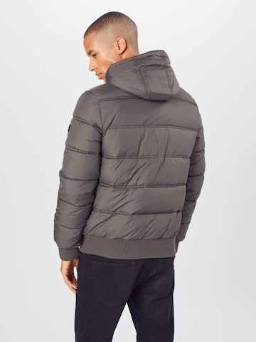 INDICODE JEANS Regular fit Winter jacket 'Adrian' in Grey