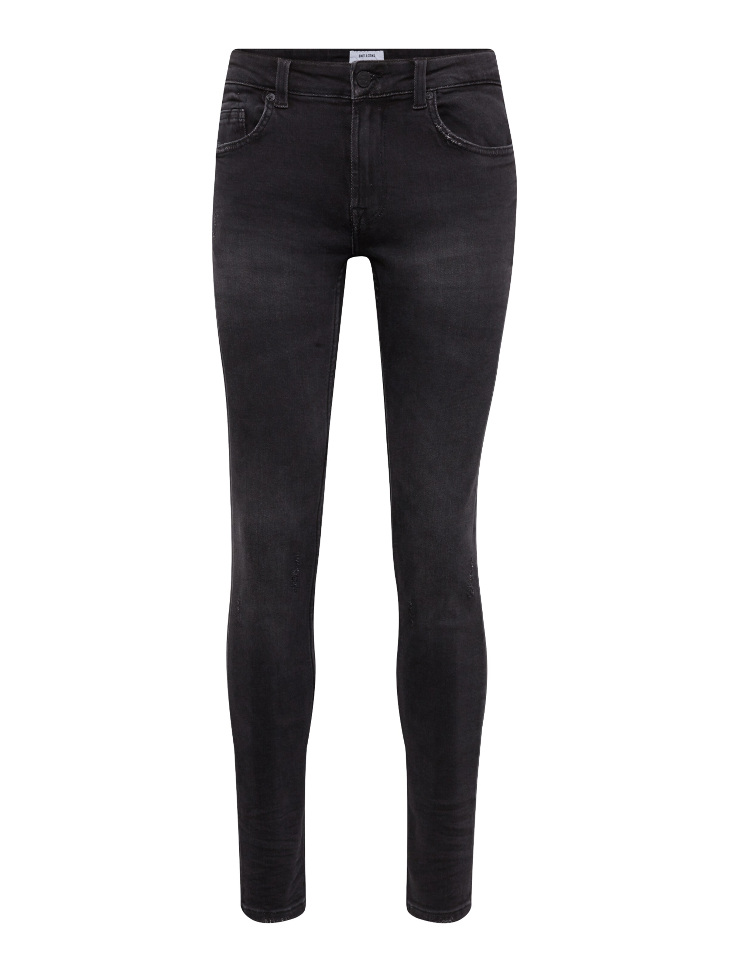 Only & Sons - Jeans 'onsWARP BLACK WASHED LD PK 0899' in de kleur Black denim