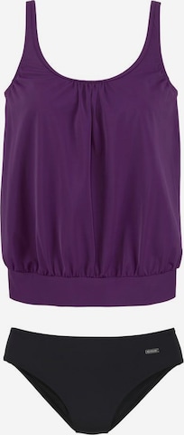 Tankini LASCANA en violet : devant