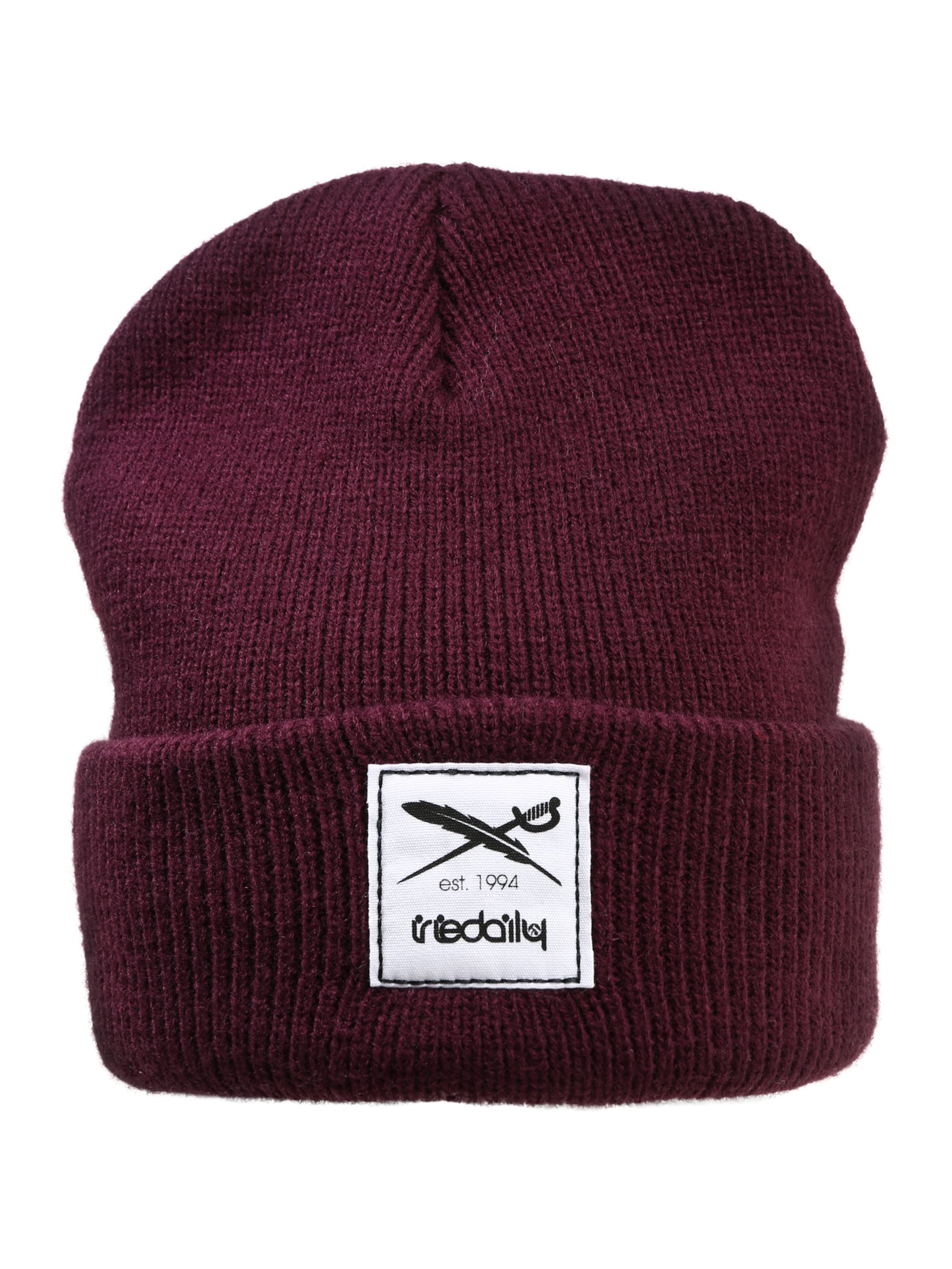 Iriedaily Beanie 'Smurpher Heavy' in Purple: front