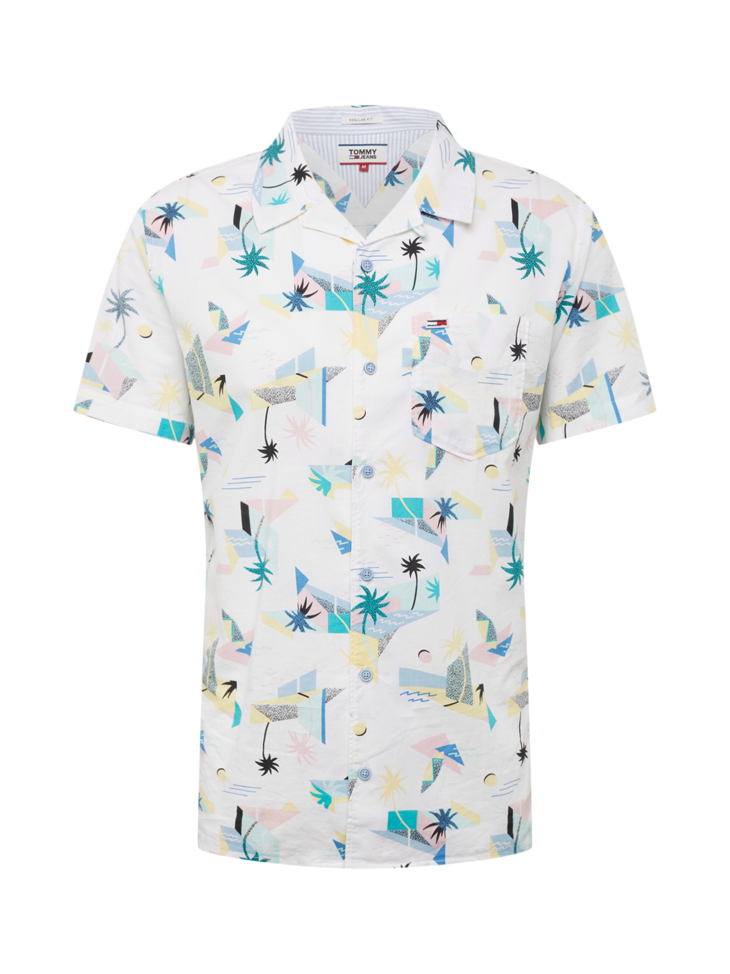 Tommy Jeans - Overhemd 'TJM PRINTED SHIRT' in de kleur Gemengde kleuren