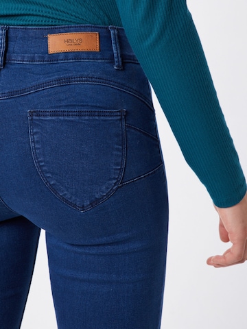 Skinny Jeans 'Push' de la Hailys pe albastru