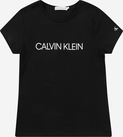 Maglietta 'Institutional' Calvin Klein Jeans di colore nero / bianco, Visualizzazione prodotti