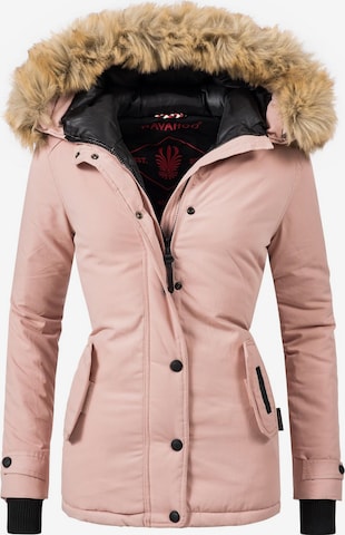 NAVAHOO Winter Jacket 'Laura' in Pink: front