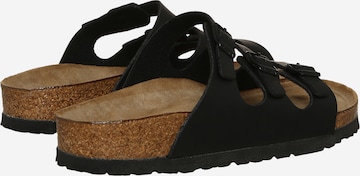 melns BIRKENSTOCK Ādas čības 'Florida'