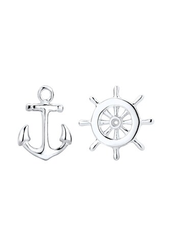Boucles d'oreilles 'Anker & Steuerrad' ELLI en argent