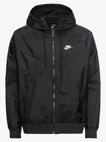 Nike Sportswear Regular Fit Jacke in Schwarz: predná strana