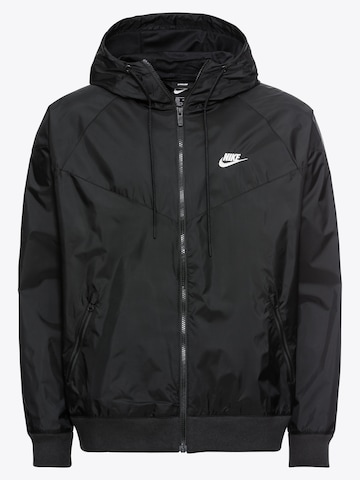 melns Nike Sportswear Standarta piegriezums Starpsezonu jaka: no priekšpuses