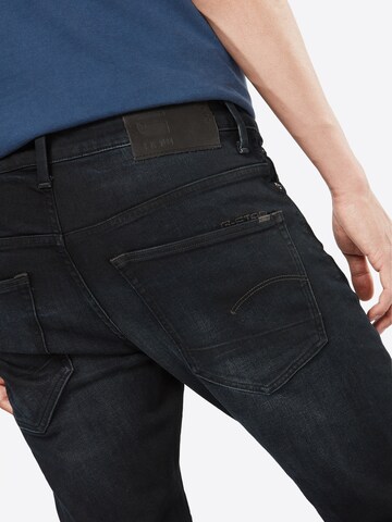 G-STAR Slimfit Džíny '3301 Slim' – modrá