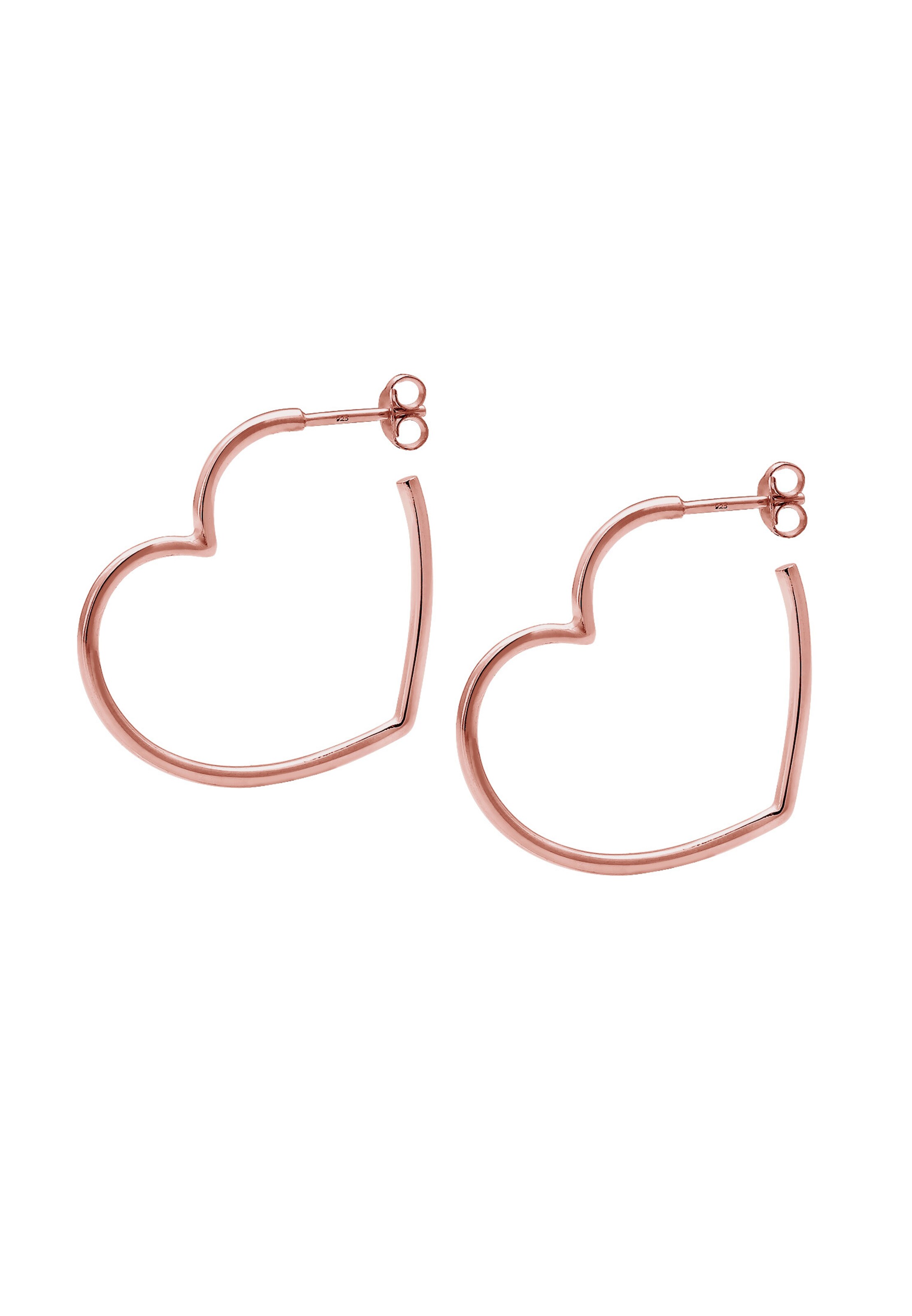 ELLI Ohrringe 'Herz' in Gold