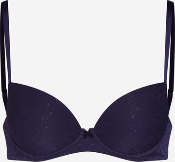 SCHIESSER - Push-up Sujetador en azul: frente