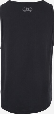 Tricou funcțional de la UNDER ARMOUR pe negru: spate