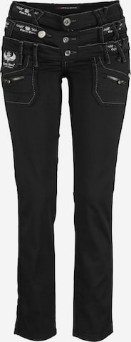 CIPO & BAXX Slimfit Jeans in Schwarz: predná strana