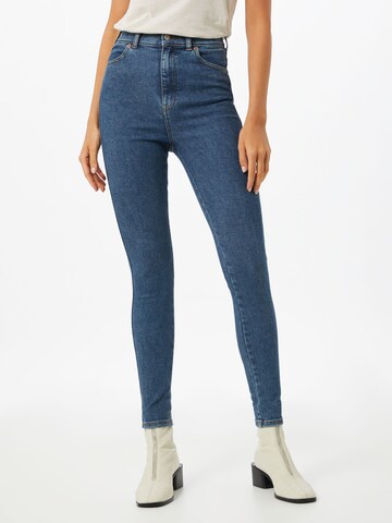 Dr. Denim Skinny Jeans 'Moxy' in Blauw: voorkant