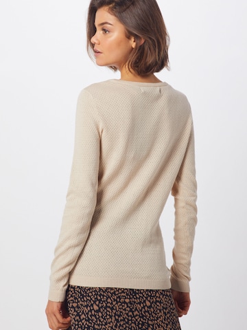 VERO MODA Pullover 'VMMINNIECARE' in Beige