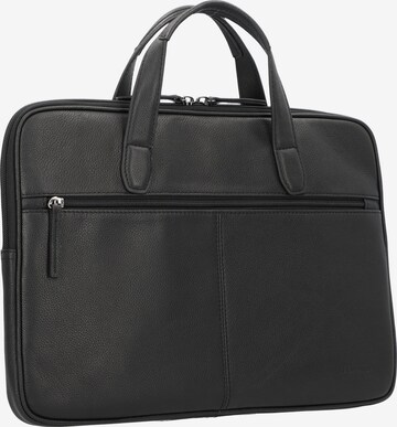 D&N Aktentasche 'Business Line' 40cm in Schwarz