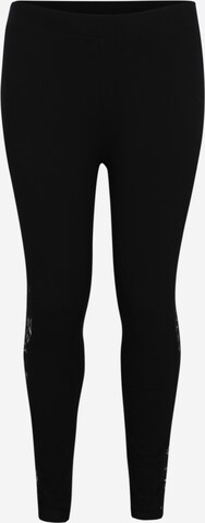 Urban Classics Skinny Leggings i sort: forside