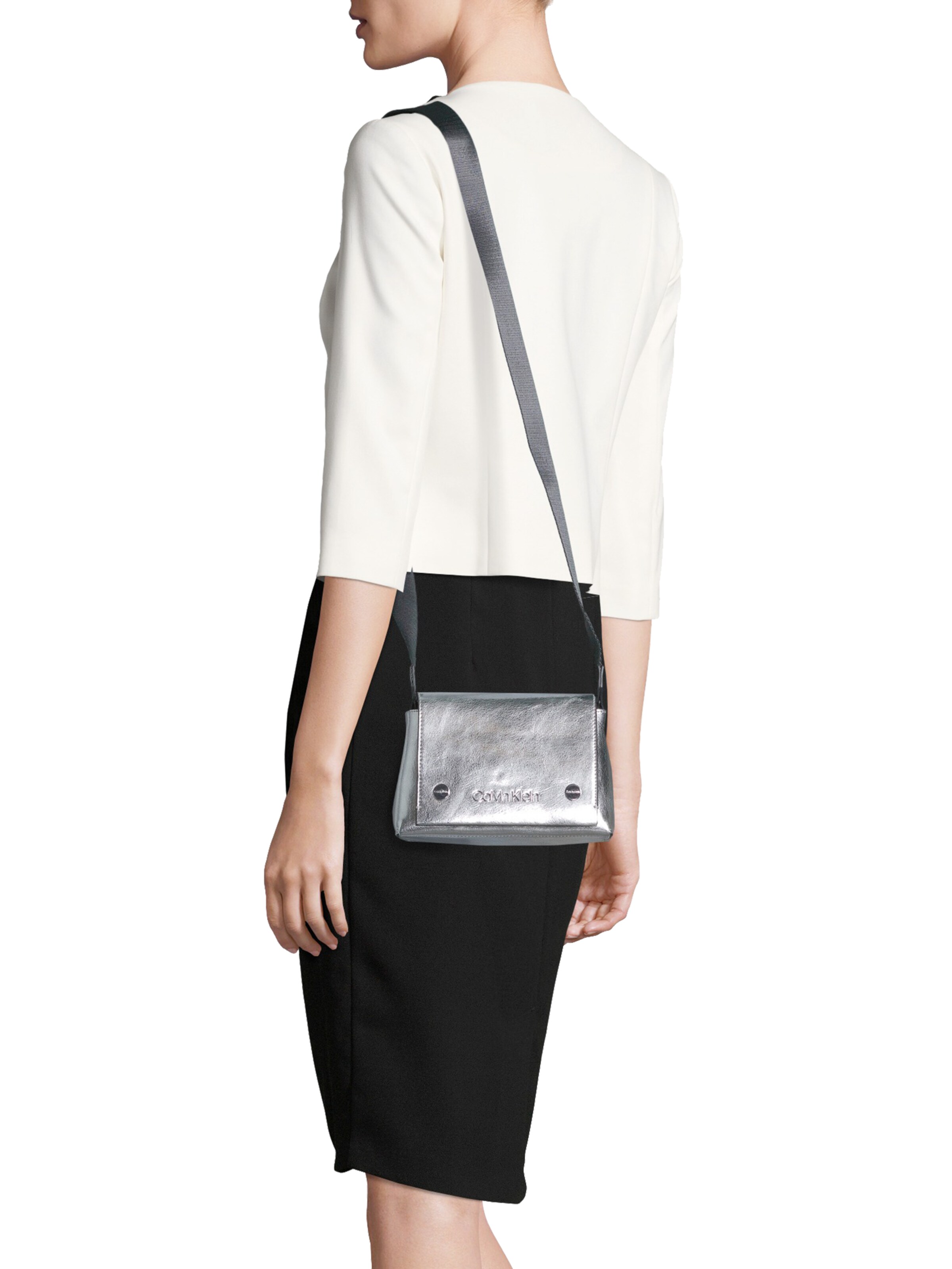 calvin klein snap flap crossbody