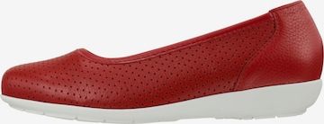 Natural Feet Ballet Flats 'Annabelle' in Red