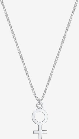 ELLI Halskette Venus-Symbol in Silber: predná strana