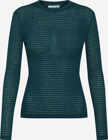 EDITED Shirt 'Jenna' in Groen: voorkant