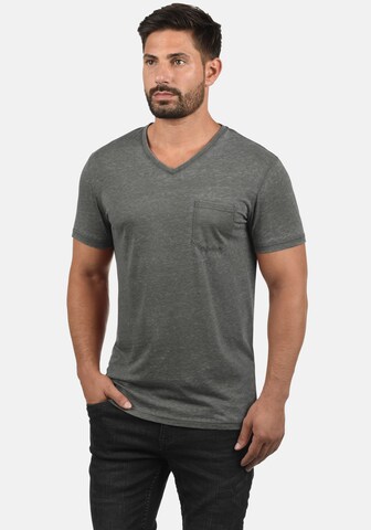 !Solid V-Shirt 'Theon' in Grau: predná strana