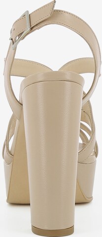 EVITA Strap Sandals 'Lana' in Beige