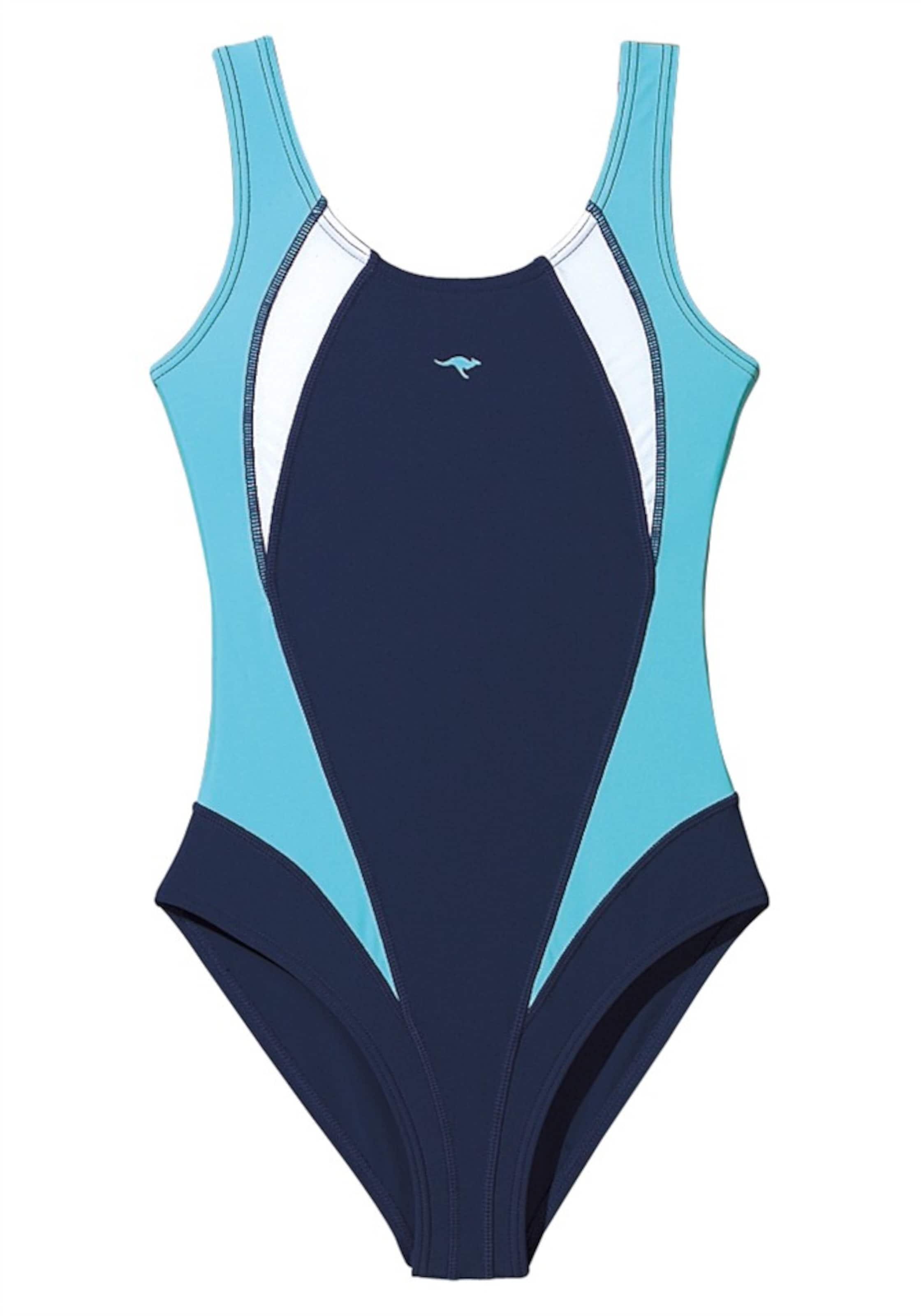 Costume intero di KangaROOS in blu: frontale