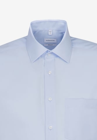 Coupe regular Chemise SEIDENSTICKER en bleu