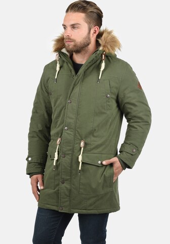 !Solid Winter Parka 'SOLID Dry Parka' in Green: front