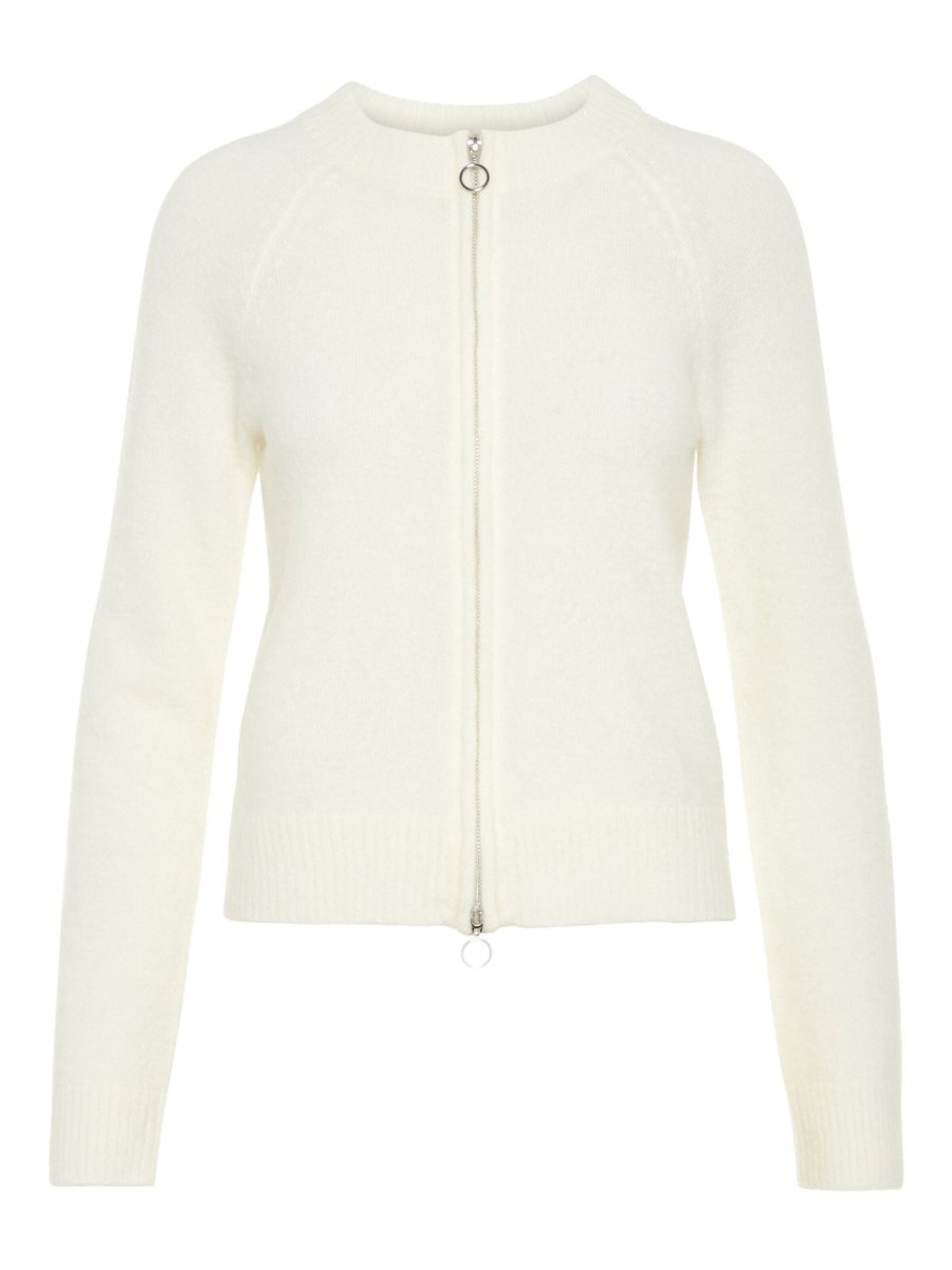 J.Lindeberg - Gebreid vest 'Luna' in de kleur Parelwit