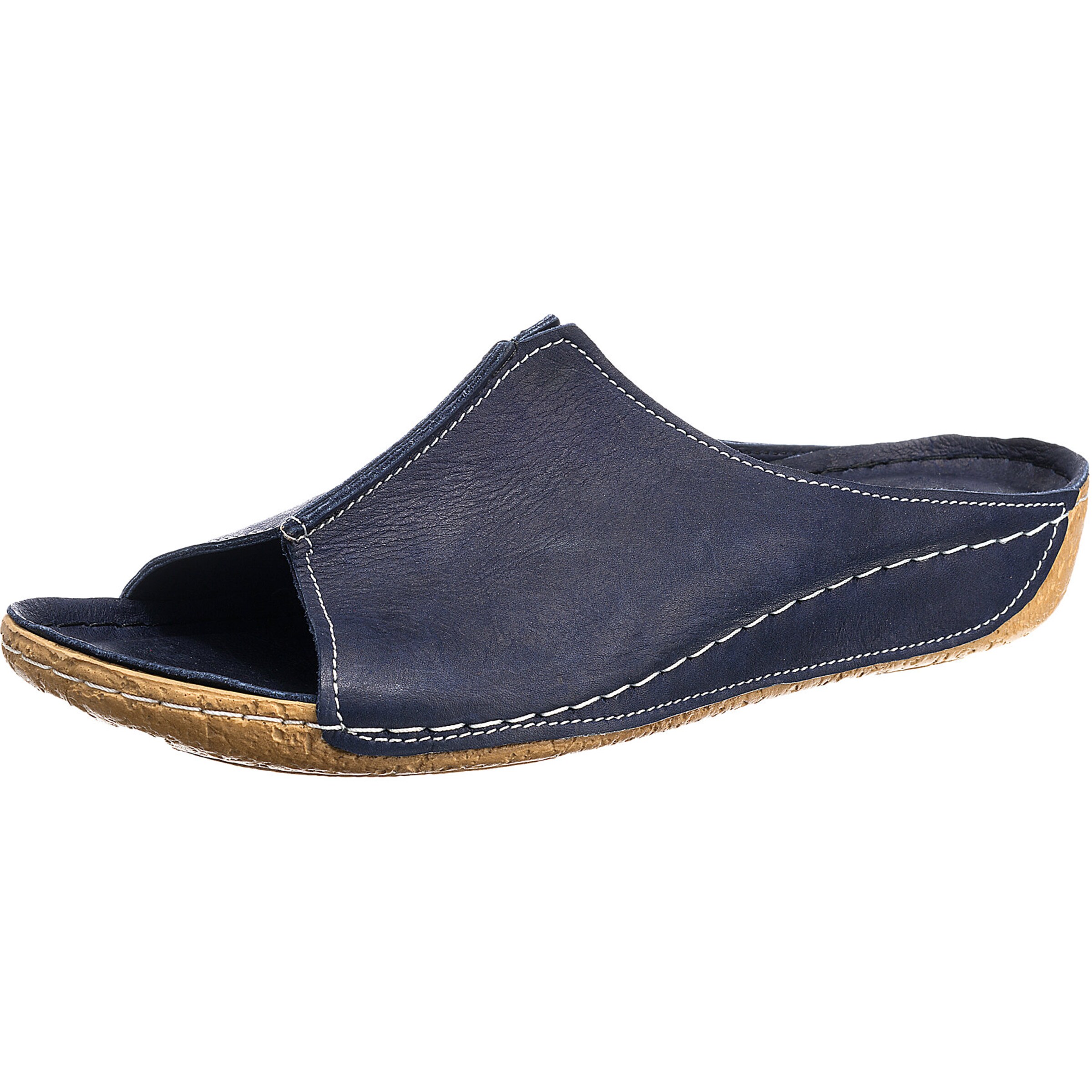 ANDREA CONTI Mule in Blue: front