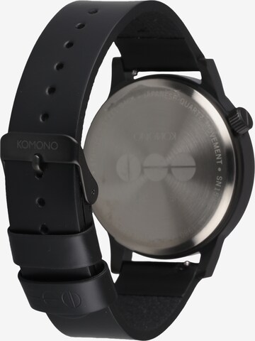 Komono Analog Watch 'Winston Regal' in Black: back