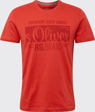 s.Oliver Shirt in Rood: voorkant