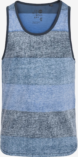 !Solid T-Shirt 'Charan' en bleu / gris, Vue avec produit