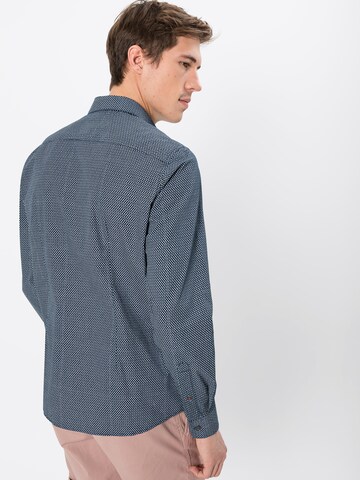 s.Oliver Slim fit Overhemd in Blauw: terug