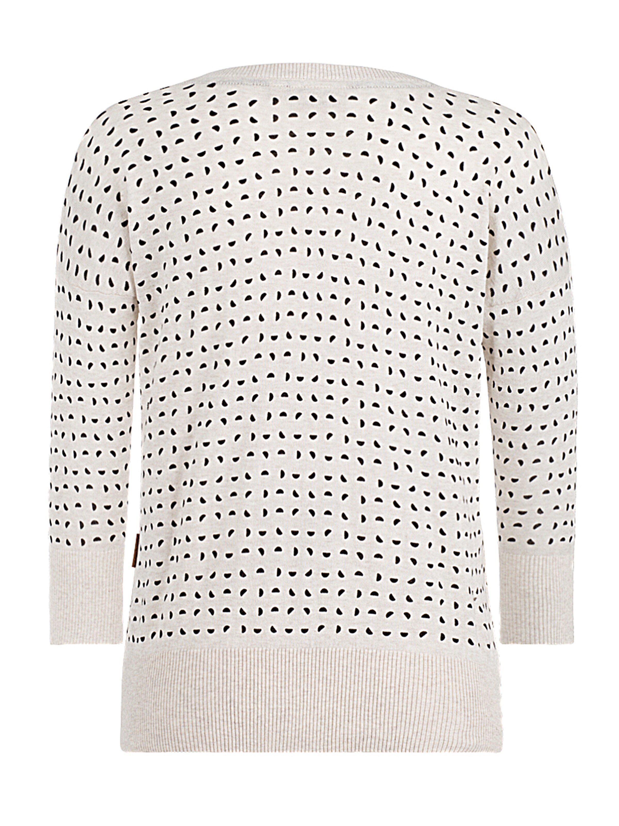 Naketano Longsleeve Maja With Melons In Creme Schwarz About You